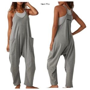 Free People Gray Hot Shot Onsie